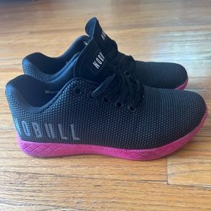 No bulls project pink and black trainers